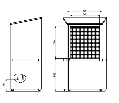dimplex Heat pump dimplex air-to-water 25kw la 1728