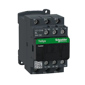 schneider electric Kontaktor 18a,3p,dc,lavforbruk lc1d18bl