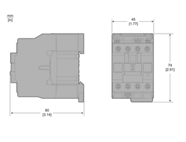 schneider electric Contactor easypact lc1e,3p(3no),440v,32a,24v ac ,