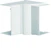 hager Internal corner adjustabl lf 60x110 white
