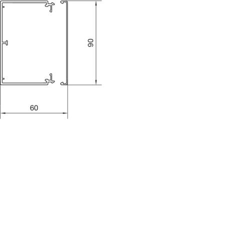 hager Matarkanal tehalit.lfh lfh60090 hf 60x90x2000 l.grå
