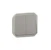 legrand Avbrytare plexo 2g-2w sw/push 10ax grey mech