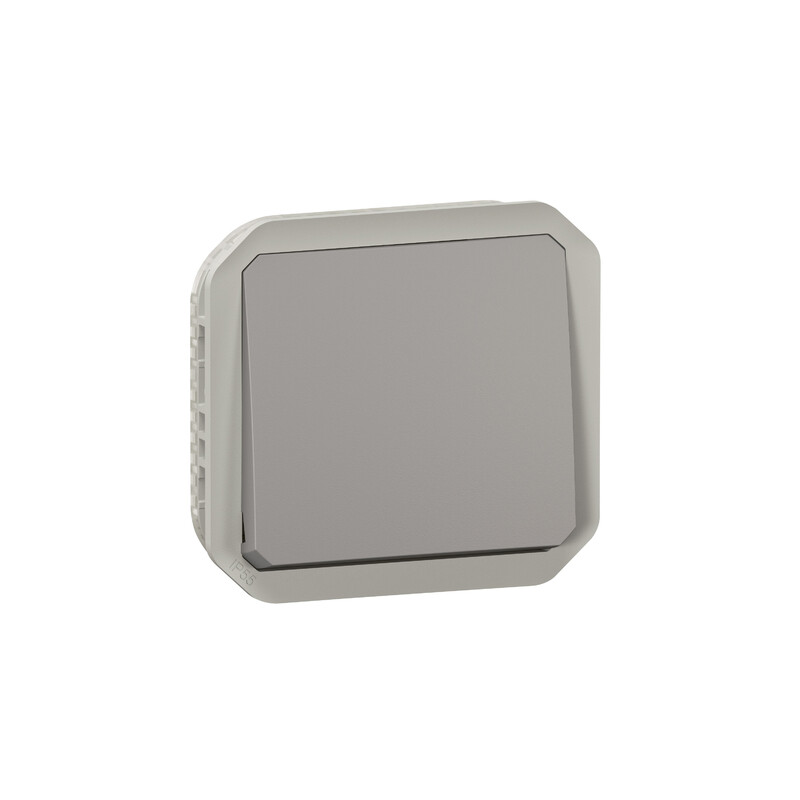 PUSH-BUTTON PLEXO PUSH CH-OVER GREY MECH