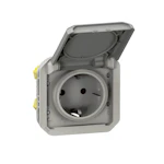 SOCKET-OUTLET PLEXO GERM SKT AUTO GREY MECH