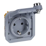 SOCKET-OUTLET PLEXO GERM SKT KEY GREY MECH