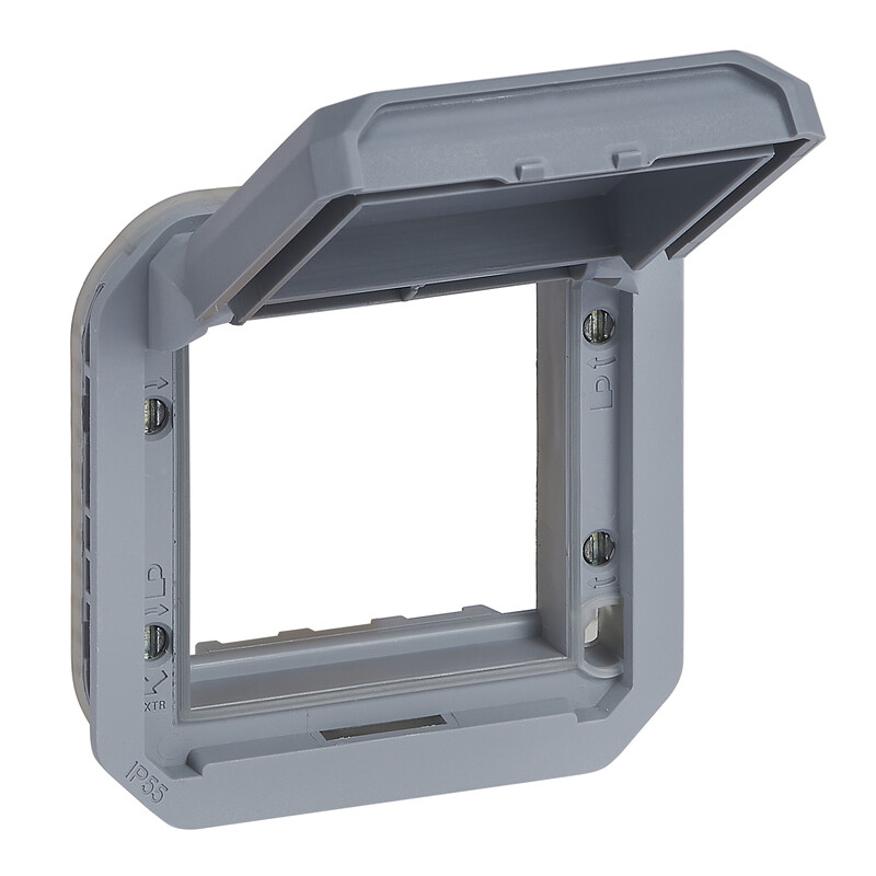 ADAPTER PLEXO MOSAIC ADAPT GREY FLAP MECH