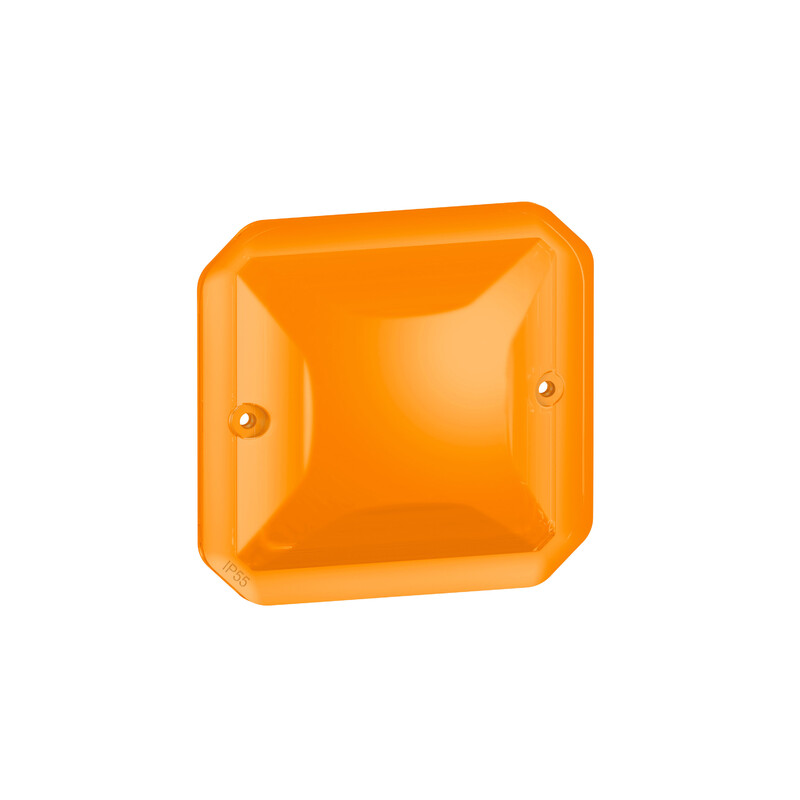 INDICATOR LAMP FIXTURE PLEXO DIFFUSER FOR PILOT LIGHT ORANG