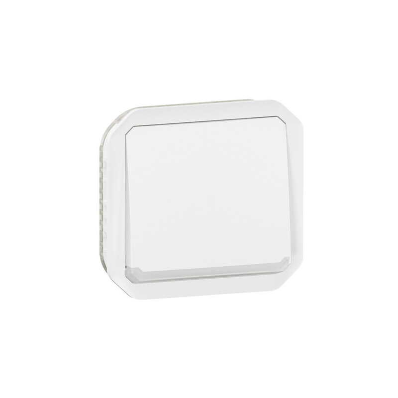 PUSH-BUTTON PLEXO PUSH CH-OVER LOC WHITE MECH