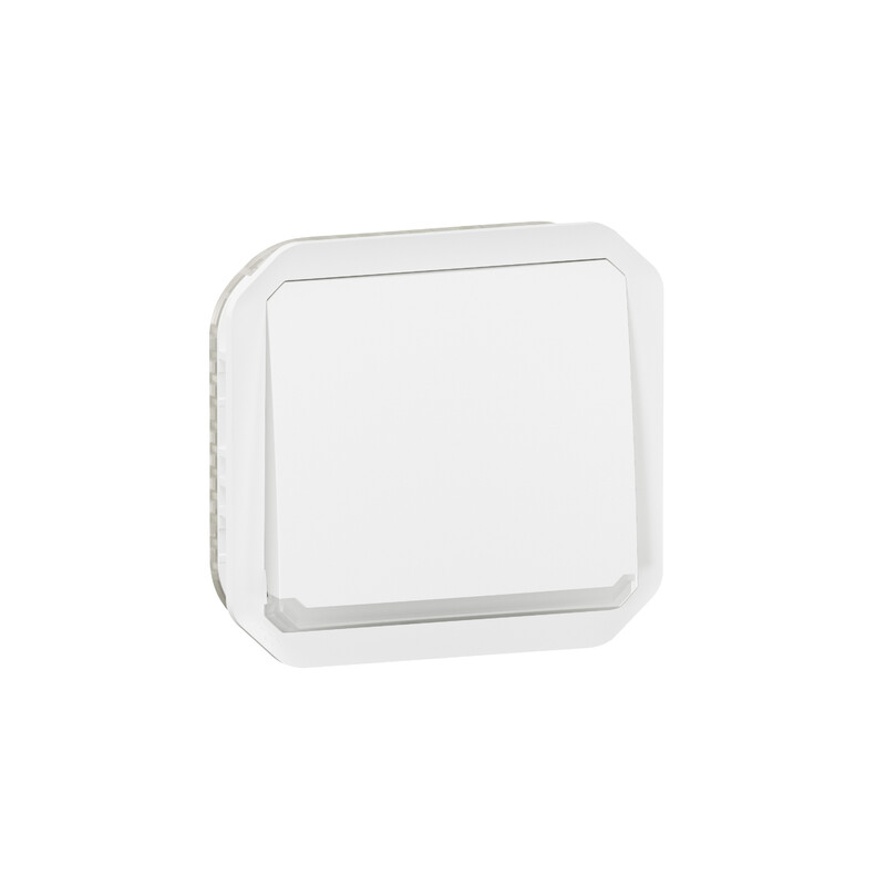 PUSH-BUTTON PLEXO PUSH BUTTON NO LOC WHITE MECH