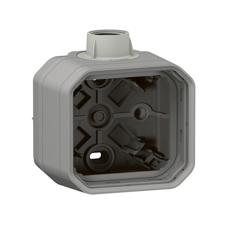 SURFACE MOUNT ENCLOS PLEXO 1G BOX CABLE GLAND 1E ISO20 GR