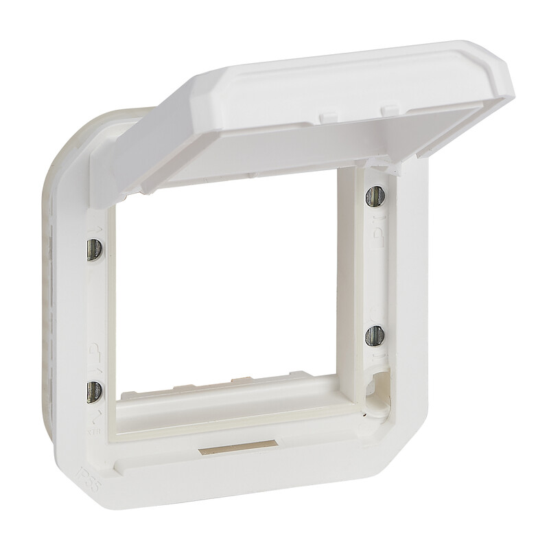 ADAPTER PLEXO MOSAIC ADAPT WHITE FLAP MECH