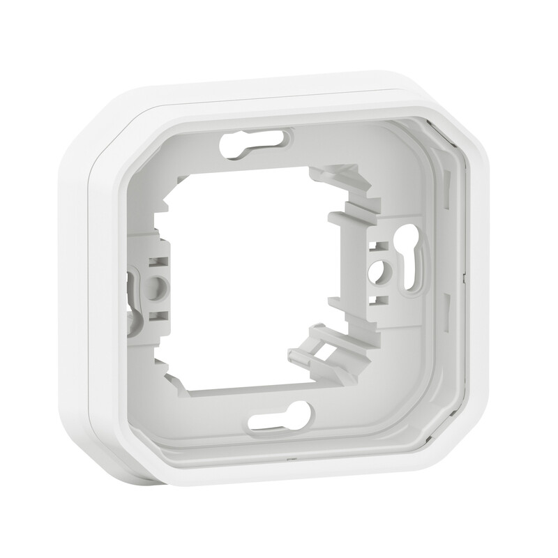 TÄCKBRICKA PLEXO SUPPORT FRAME 1G WHITE