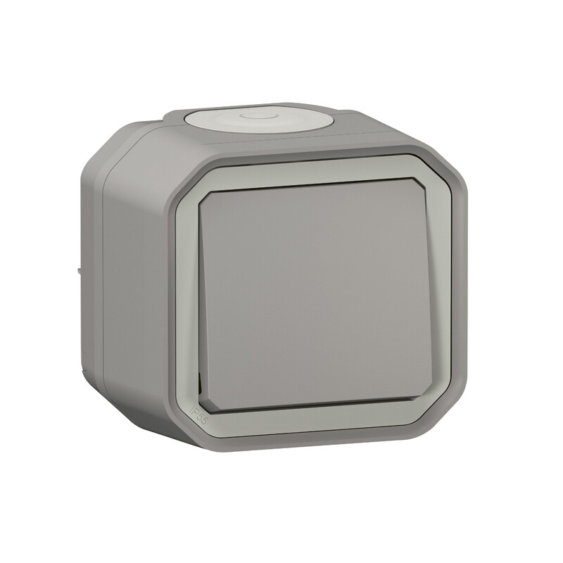 PUSH-BUTTON PLEXO PUSH BUTTON NO GREY SURFACE