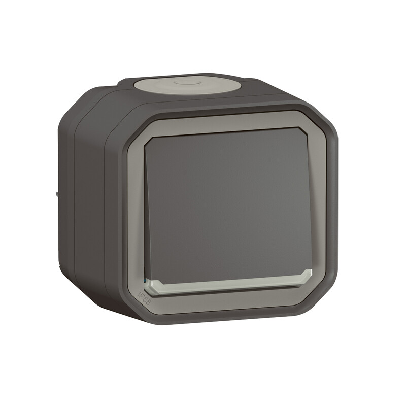 legrand Avbrytare plexo 1g-2w sw 10ax locat anth surf