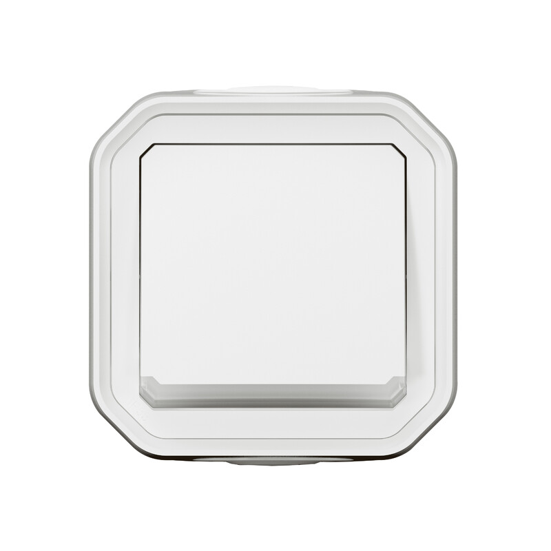 PUSH-BUTTON PLEXO PUSH BUTTON NO LOC WHITE FLUSH