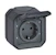legrand Pistorasia plexo 1-osainen ip55 pinta antrasiit