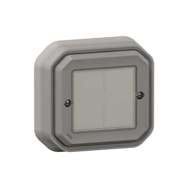KYTKIN PLEXO 5 Netatmo IP55 pinta harmaa