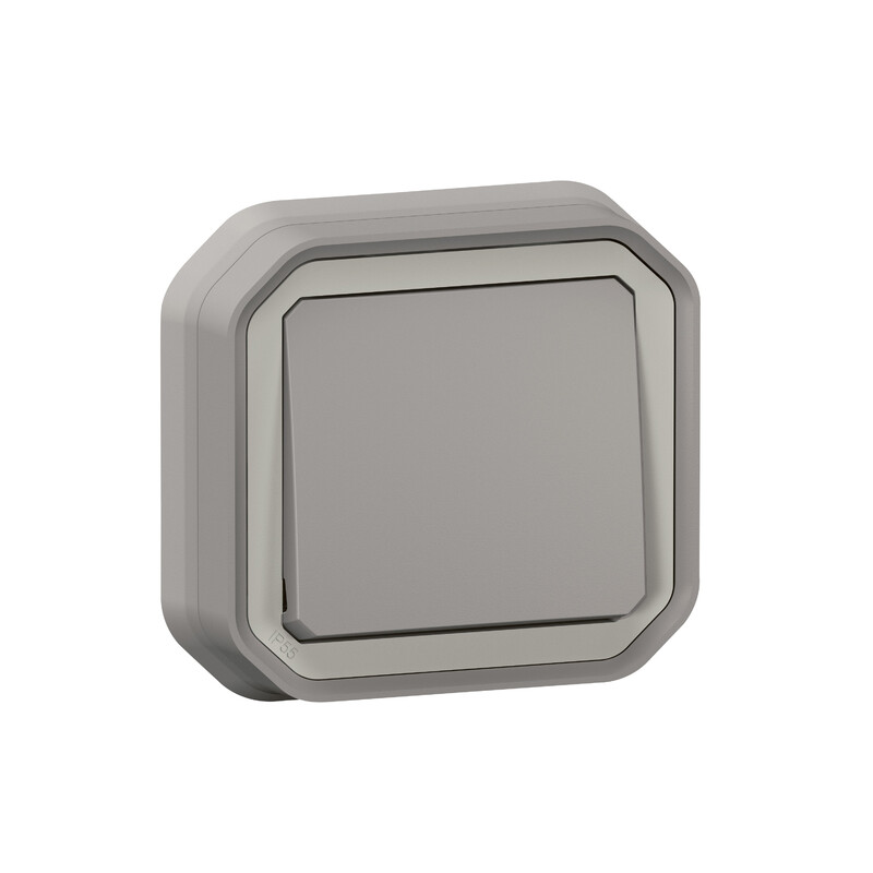 PUSH-BUTTON PLEXO PUSH BUTTON NO GREY FLUSH