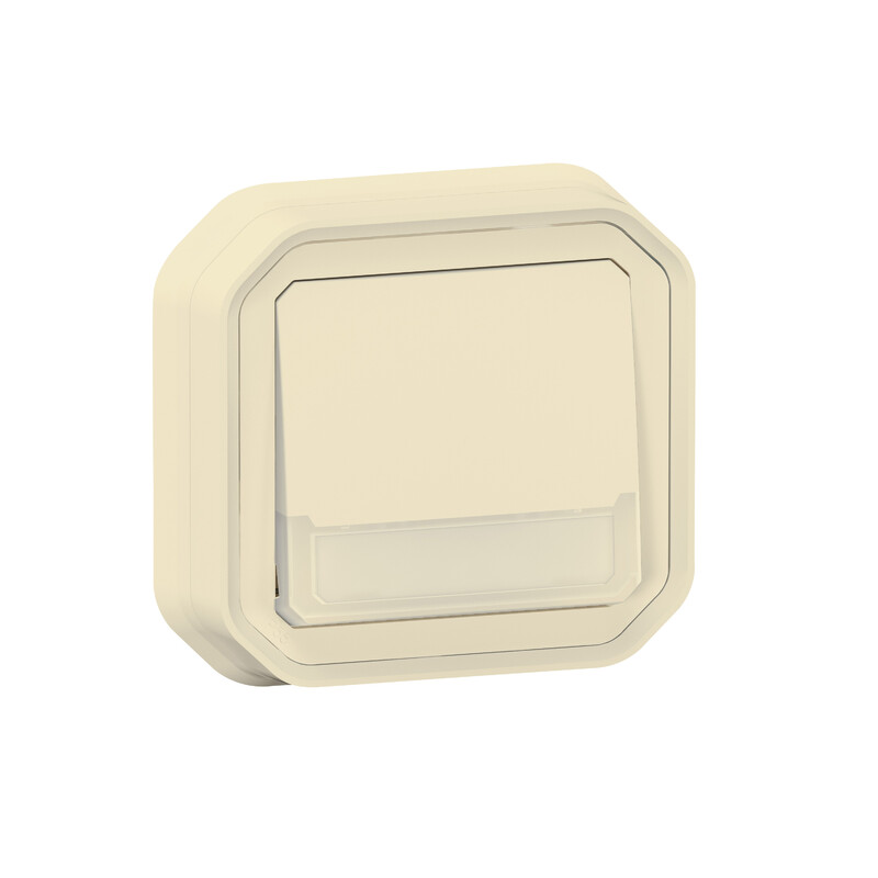 PUSH-BUTTON PLEXO PUSH CH-OVER L-H LOC BEIGE FLU
