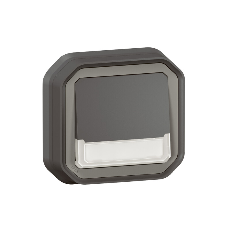 PUSH-BUTTON PLEXO PUSH CH-OVER L-H LOC ANTH FLU