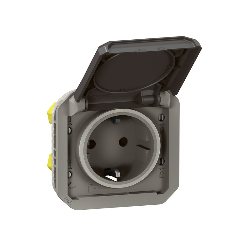 legrand Plexo pistikupesa sisu klapiga vk 16a ip55 antr.