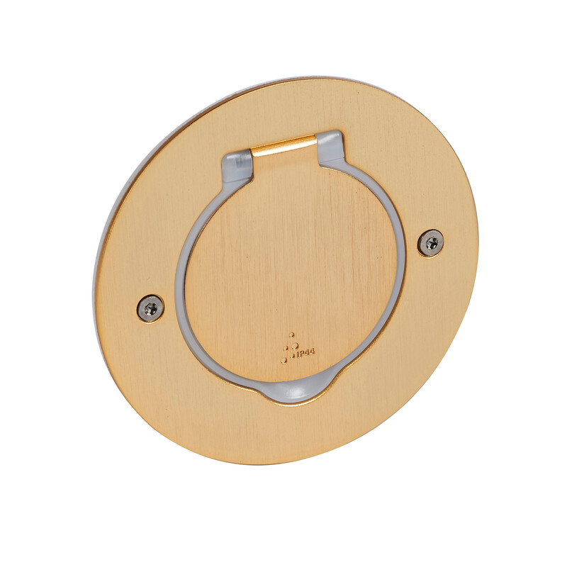 FLOOR BOX INSERT LEGRAND RD. BRONZE FLOOR SOCKET
