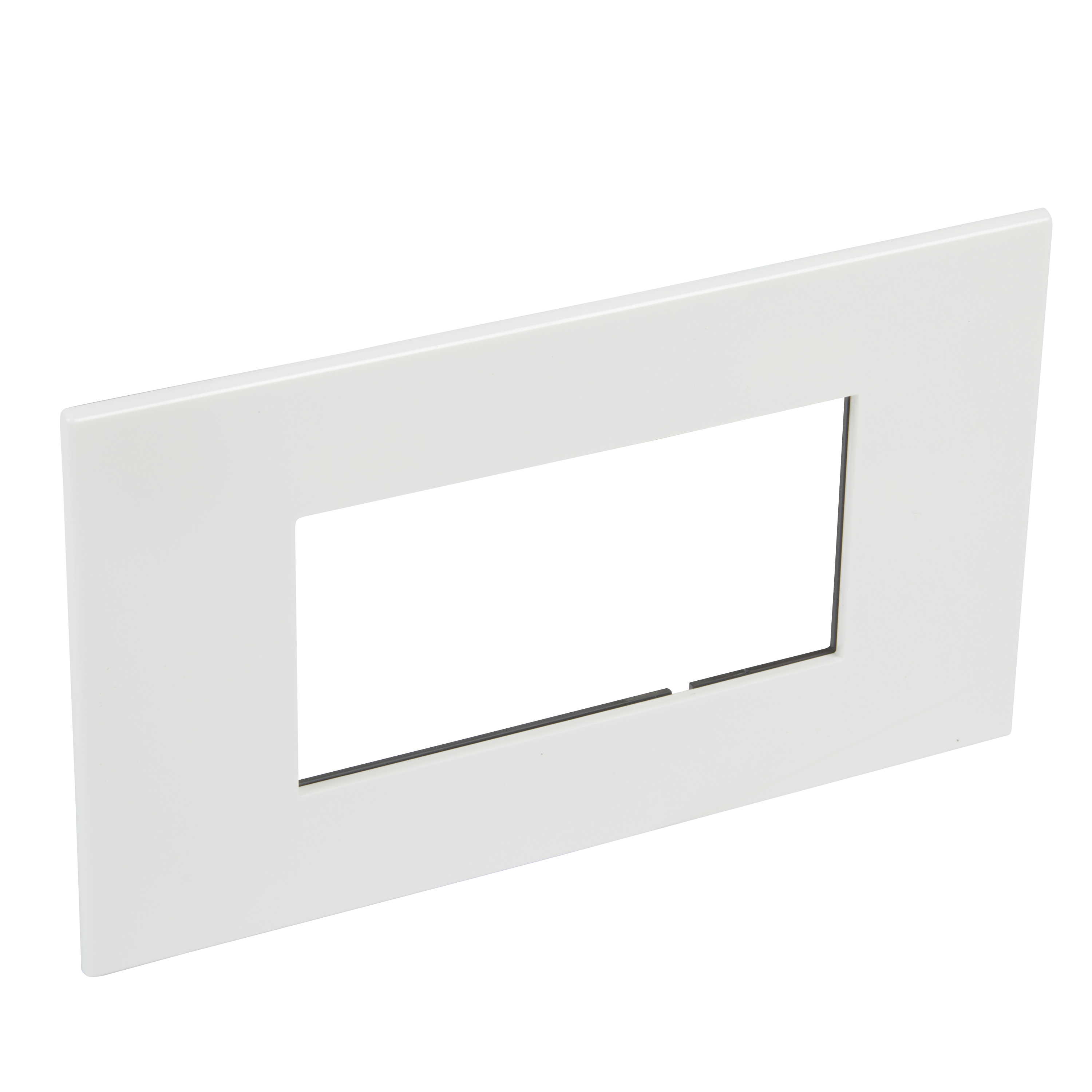 Täckbricka PLATE 4M F/B SQ WH