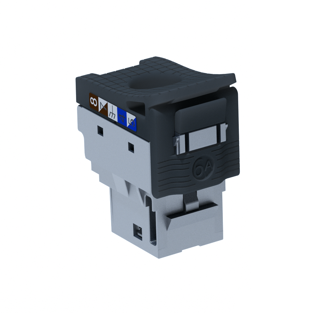 LINKEO C Kategori 6A RJ45-kontakter, UTP
