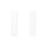 PUSH-BUTTON KNX COVER KIT-1, COMPLETE, WHITE