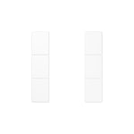 PUSH-BUTTON KNX COVER KIT-3, COMPLETE, WHITE