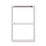 COVER PLATE INTRO COVER FRAME 2, 100MM, WHITE