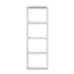 COVER PLATE INTRO COVER FRAME 4, 100MM, WHITE