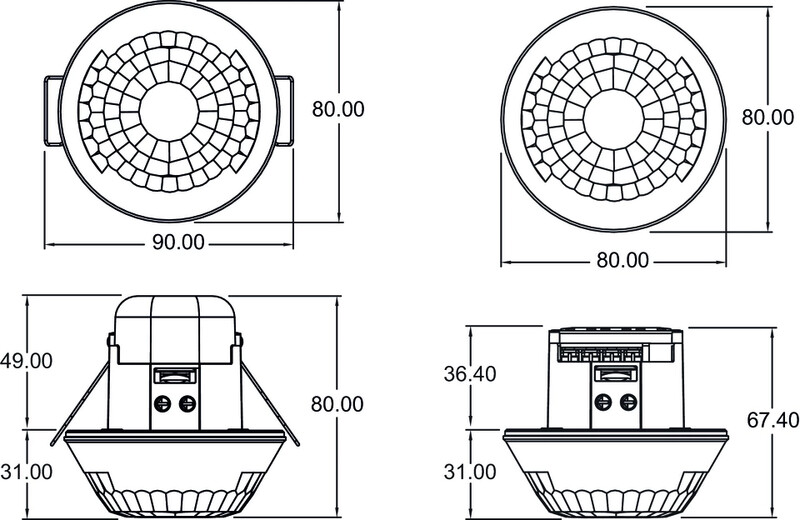 theben Presence detector luxa 103 s360-100-28 de-up an