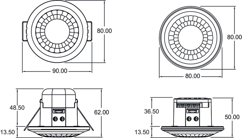theben Presence detector luxa 103 s360-100-12 de-up an