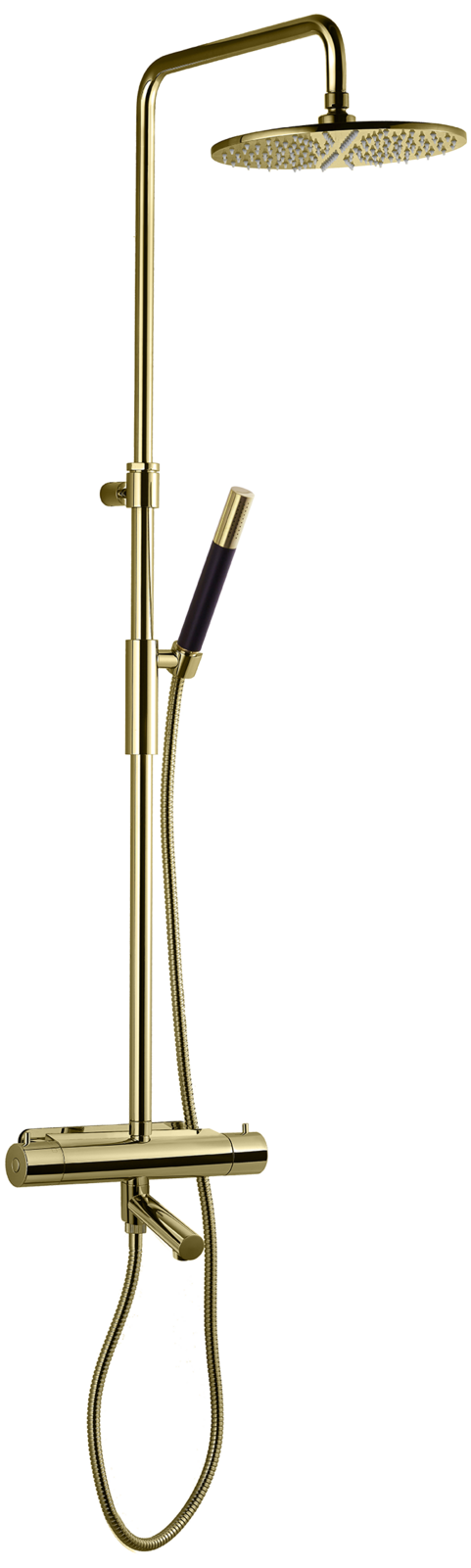 SHOWER SYSTEM TAPWELL TVM2200 HONEY GOLD-CC150-SPOUT