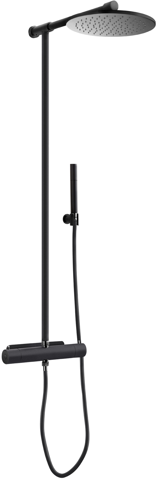 SHOWER SYSTEM TAPWELL TVM300 MATTBLACK-CC150
