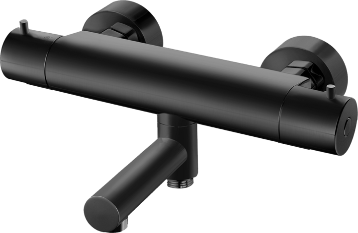 BATH AND SHOWER MXER TAPWELL EVM022 MATTBLACK-CC150