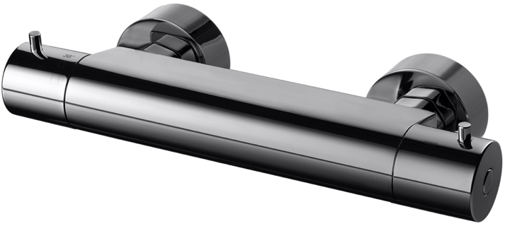 SHOWER MIXER TAPWELL EVM168 BLACK CHROME-CC150