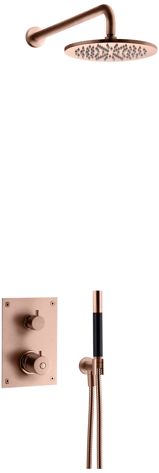 BUILT-IN-SHOWER TAPWELL BOX7268 ED2 COPPER-INC.TBOX