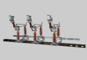 siemens energi Lastskillebryter f148lh, h-mast, faseavstand 0,5m, 24kv
