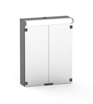 LUMENA 500 RIGHT WITH RCD GREY MIRROR CABINET WITH LIGHT