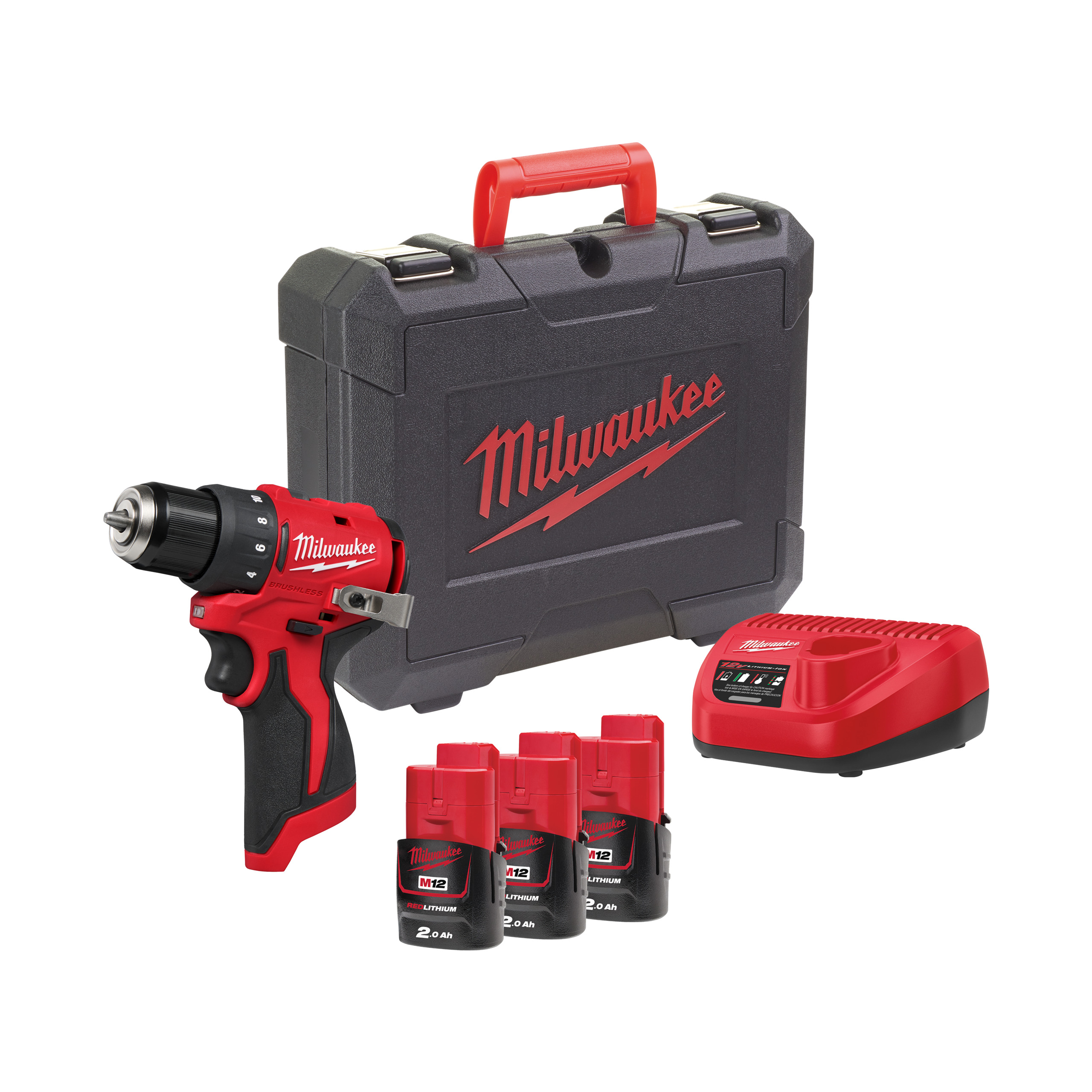 BATTERY DRILL DRIVER MILWAUKEE M12 BLDDRC-203C