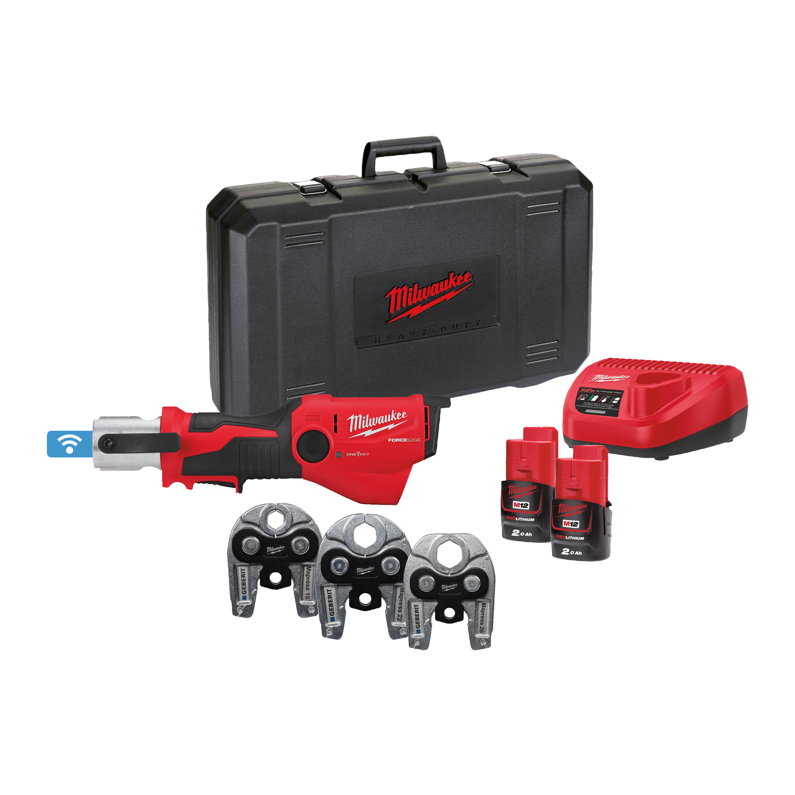 milwaukee Pressverktyg milwaukee m12 onehpt-202c gm-set