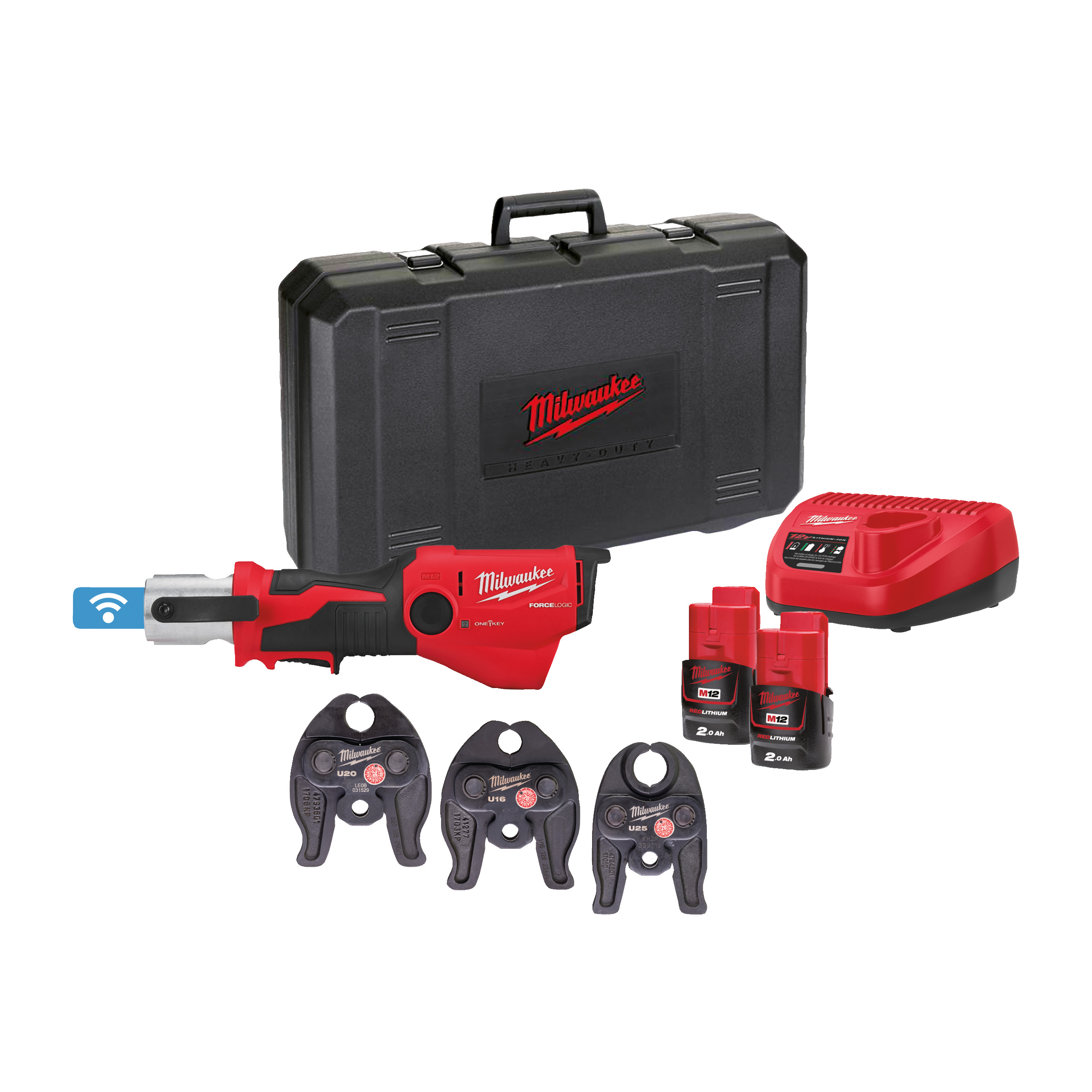 AKKUPURISTUSTYÖKALU MILWAUKEE M12 ONEHPT-202C U-SET