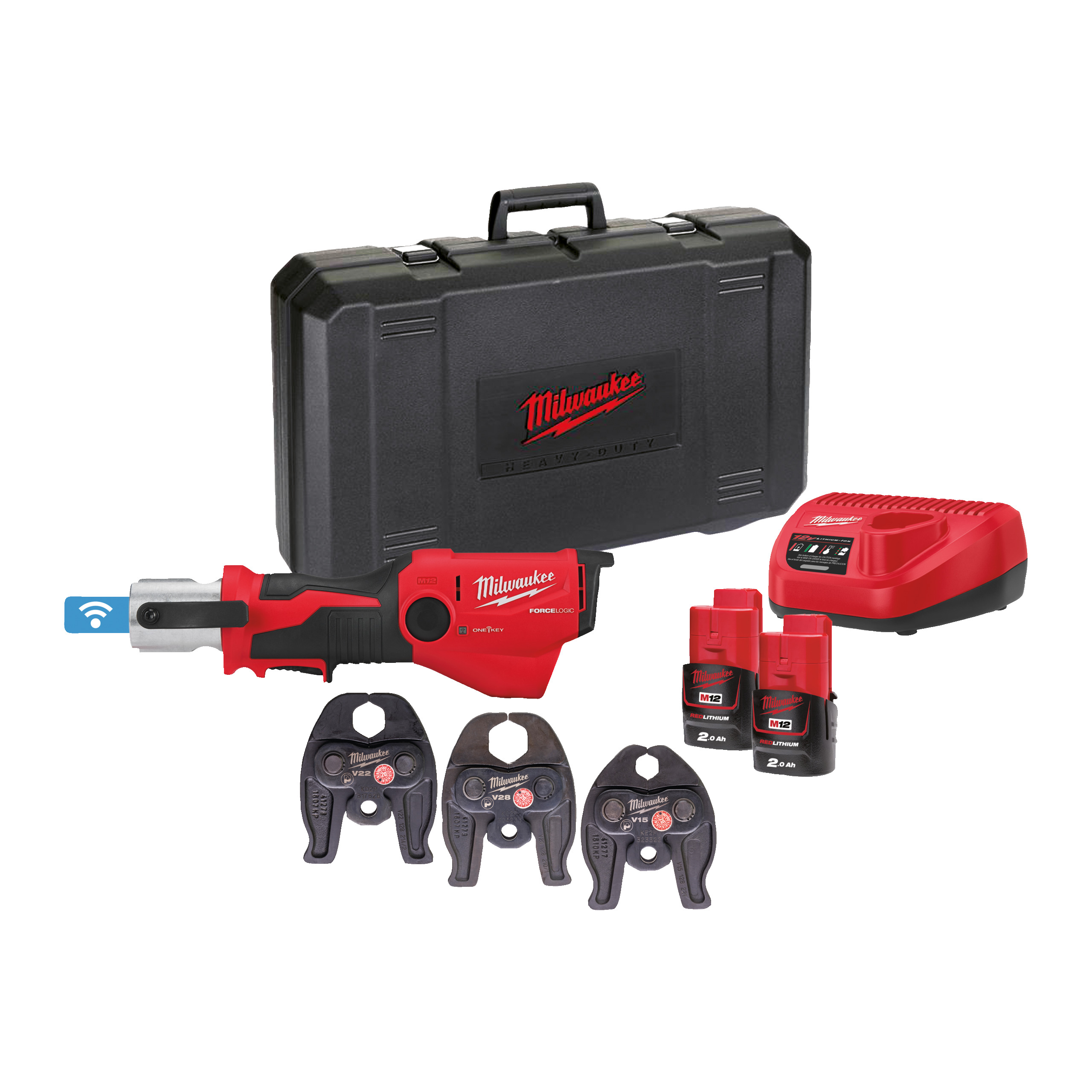 milwaukee Pressverktyg milwaukee m12 onehpt-202c v-set
