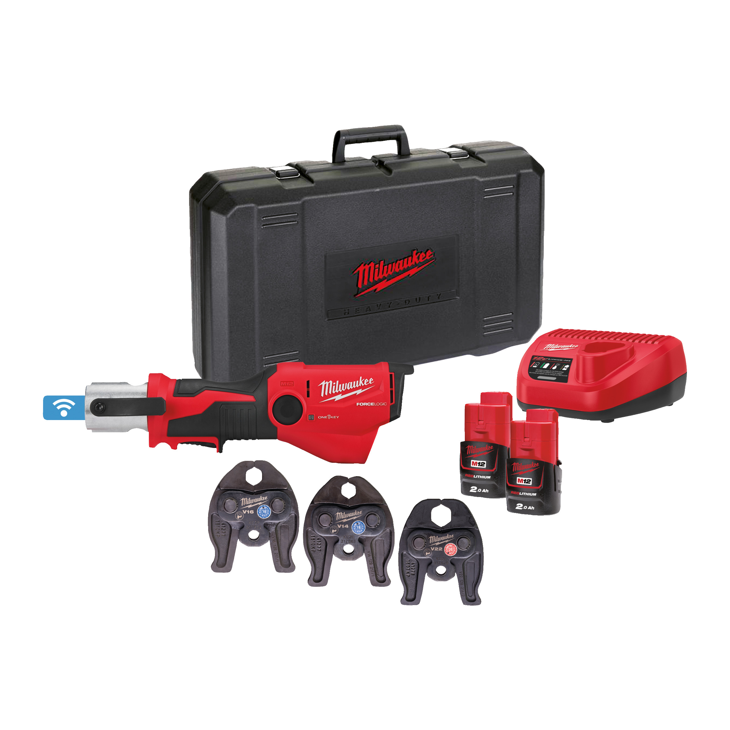 milwaukee Pressverktyg milwaukee m12 onehpt-202c v-set 2