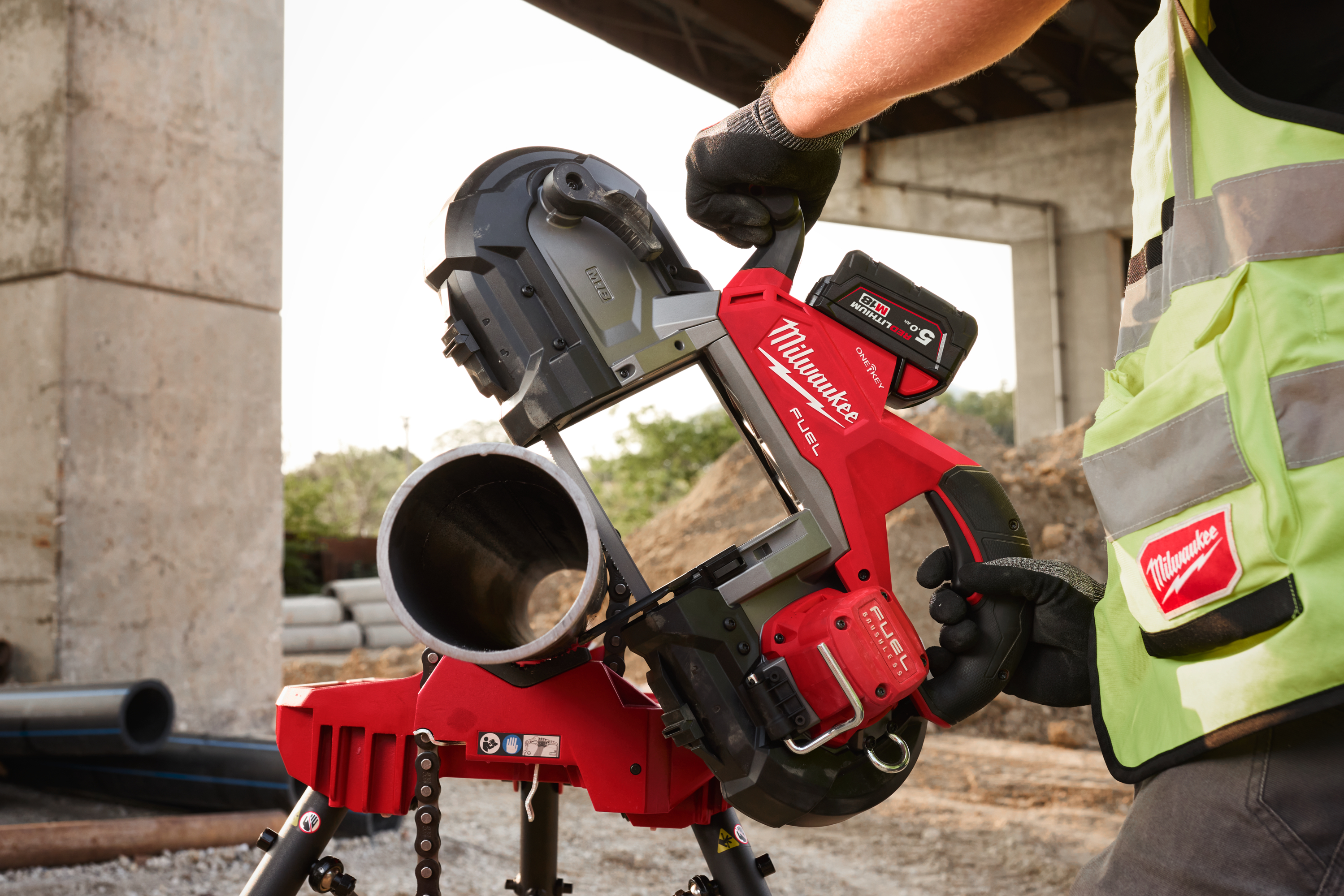 milwaukee Batteribandsåg milwaukee m18 fbs127do-0c