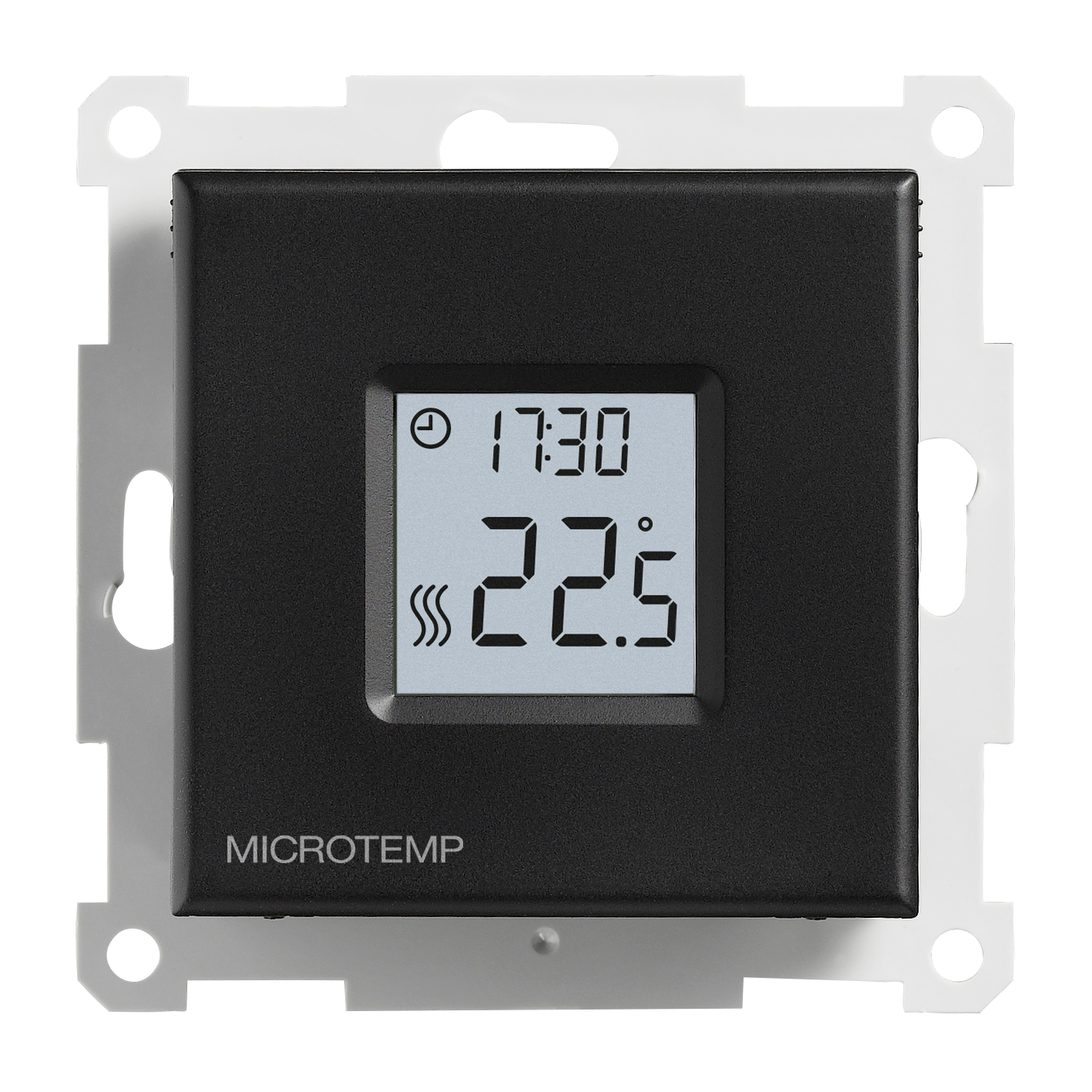 function Termostat mtc4 microtemp svart matt