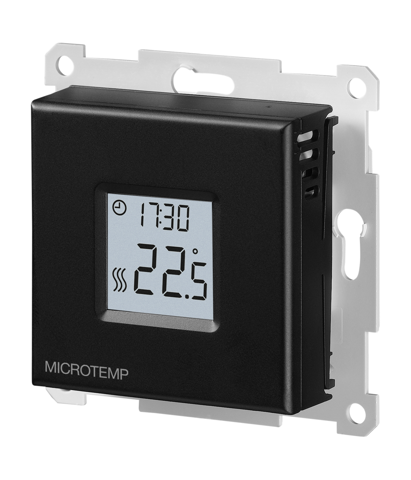 function Termostat mtc4 microtemp svart matt