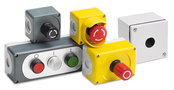 abb Enclosure plastic dark./light grey 2-s